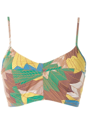 Amir Slama cropped bra top - Multicolour