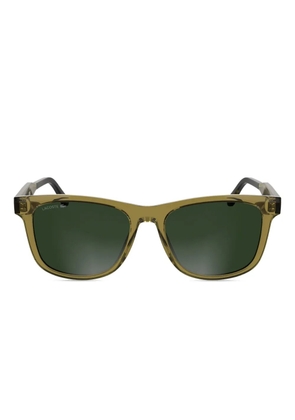 Lacoste logo-print sunglasses - Green