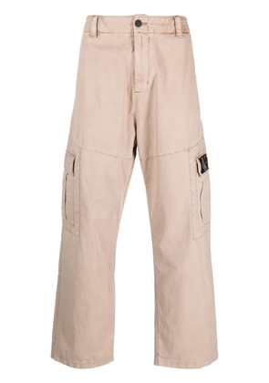 Calvin Klein Jeans straight-leg cargo trousers - Neutrals