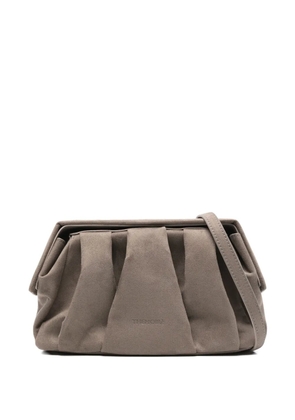 Themoirè Afrodite pleated clutch bag - Grey