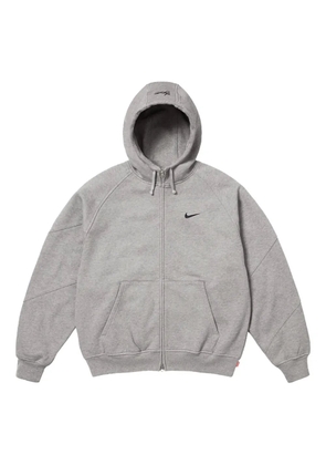 Supreme x Nike 'SS25 - Grey' zip-up hoodie
