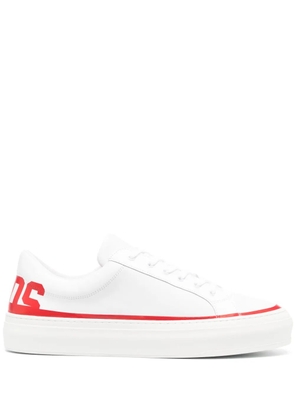 GCDS logo-print low-top sneakers - White
