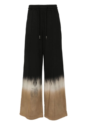 Feng Chen Wang tie-dye sweatpants - Black