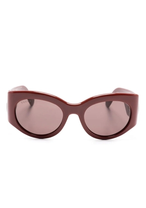 Gucci Eyewear oval-frame sunglasses - Brown