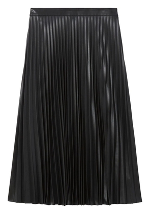 Proenza Schouler White Label faux-leather pleated skirt - Black