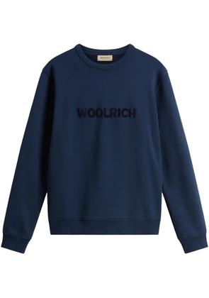 Woolrich logo-patch sweatshirt - Blue