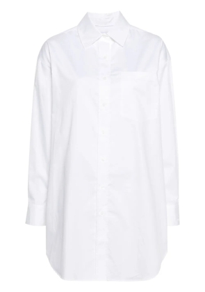 Calvin Klein plain cotton shirt - White