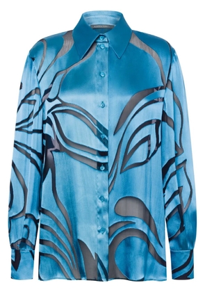 Alberta Ferretti button-down shirt - Blue