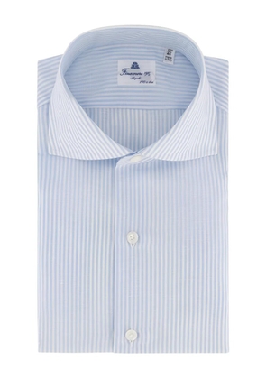 Finamore 1925 Napoli Eduardo striped button-up shirt - Blue