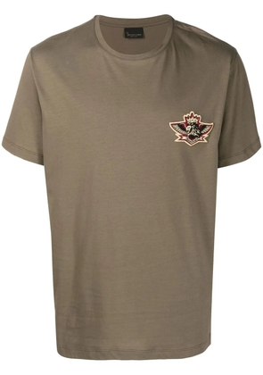 Billionaire logo-patch short-sleeved T-shirt - Green