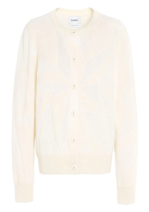 Barrie Ultra-fine cardigan - White