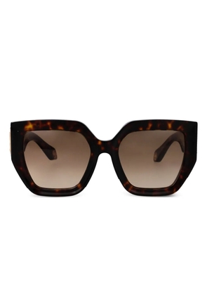 Roberto Cavalli oversize-frame sunglasses - Brown