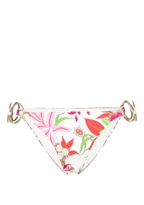 Cult Gaia floral-print bikini bottoms - White