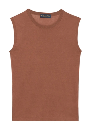 Brooks Brothers jersey top - Brown