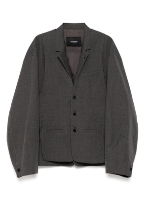 SONGZIO signature meta cocoon jacket - Grey