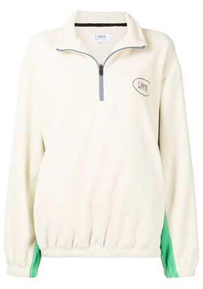 7 DAYS Active fleece pullover - Neutrals