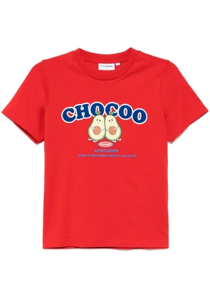 CHOCOOLATE graphic-print T-shirt - Red
