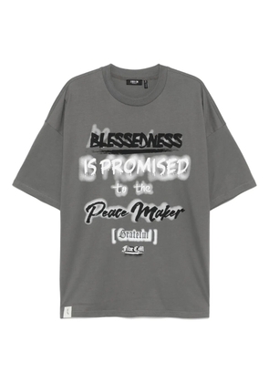 FIVE CM graphic-print T-shirt - Grey