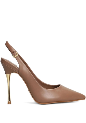 CARRANO pointed slingback pumps - Brown