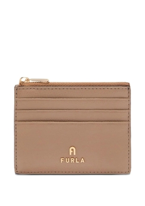 Furla zip-top cardholder - Brown