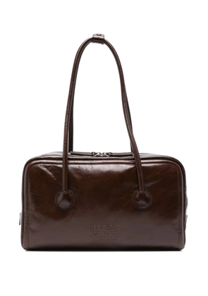 Marge Sherwood Boston leather shoulder bag - Brown