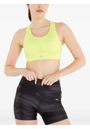 PUMA cross-back sports bra - Yellow