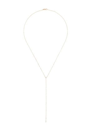 Kimaï 18kt recycled yellow gold Cascade diamond pendant necklace