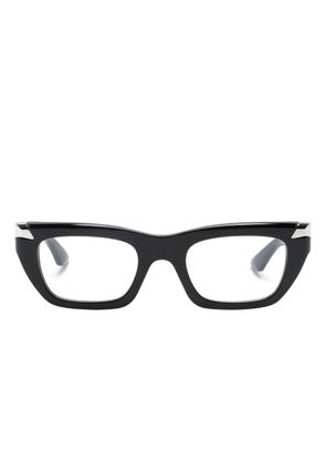 Alexander McQueen Eyewear rectangle-frame glasses - Black