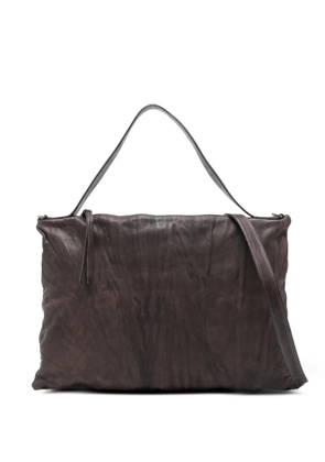 SOMMET medium Lexi leather shoulder bag - Brown