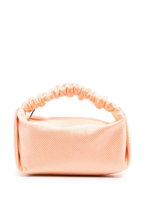 Alexander Wang Scrunchie rhinestone-embellished mini bag - Orange
