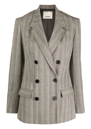 ISABEL MARANT Sheril double-breasted blazer - Grey