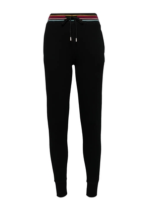 Paul Smith striped-waistband skinny-cut trousers - Black