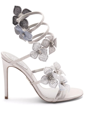 René Caovilla 105mm Floriane sandals - Silver