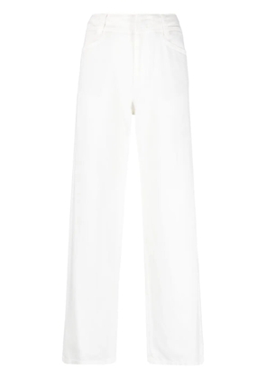 Vince high-waist straight-leg trousers - White
