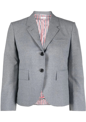 Thom Browne shrunken-fit cropped blazer - Grey