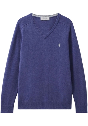Pringle of Scotland wool v-neck sweater - Blue
