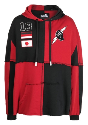 Haculla Handful panelled hoodie - Red