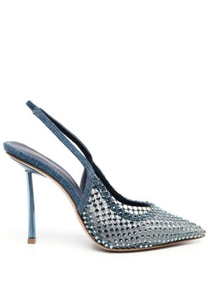 Le Silla Gilda slingback embellished sandals - Blue