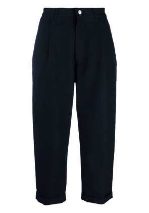 Giorgio Armani cropped tailored trousers - Blue