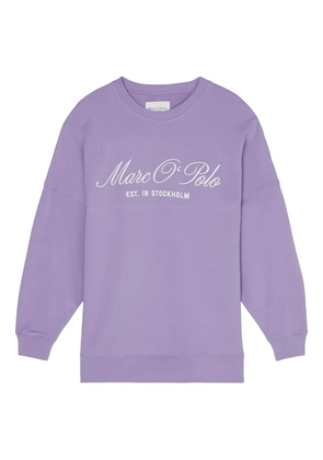 Marc O'Polo logo-embroidered sweatshirt - Purple