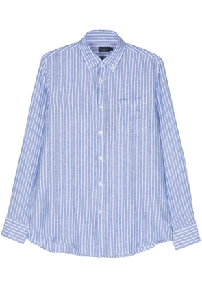 Paul & Shark striped linen shirt - Blue