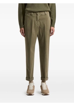 Peserico cuffed trousers - Green