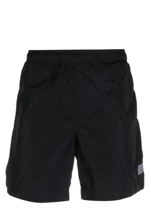 C.P. Company logo-patch swimming shorts - Blue