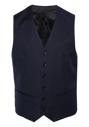 FURSAC striped virgin-wool waistcoat - Blue