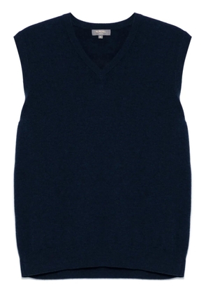N.Peal Westminster Slipover sleeveless jumper - Blue