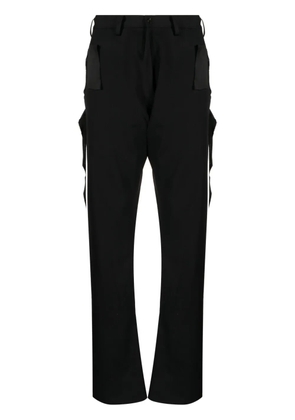 sulvam straight-leg wool trousers - Black