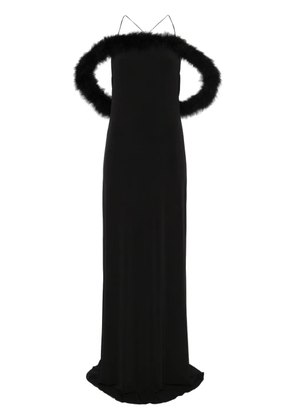 Coperni Boa Halo maxi dress - Black