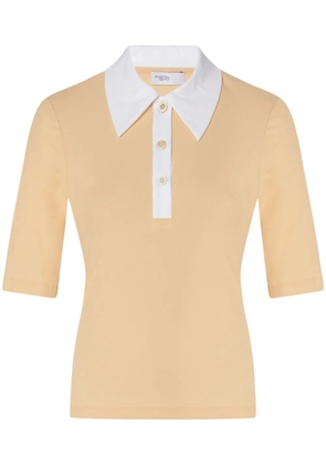 Rosetta Getty polo T-shirt - Yellow