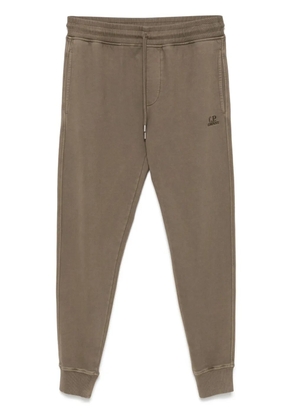 C.P. Company logo-embroidered track pants - Neutrals
