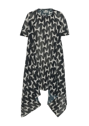 Henrik Vibskov Thumb Plissé blouse - 996 Black White Jazzhands